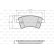 Brake Pad Set, disc brake 872693 Valeo