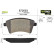 Brake Pad Set, disc brake 872693 Valeo, Thumbnail 2