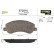 Brake Pad Set, disc brake 872816 Valeo, Thumbnail 2