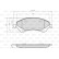 Brake Pad Set, disc brake 872818 Valeo