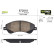 Brake Pad Set, disc brake 872818 Valeo, Thumbnail 2