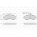 Brake Pad Set, disc brake 872919 Valeo