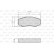 Brake Pad Set, disc brake 872921 Valeo