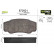 Brake Pad Set, disc brake 872921 Valeo, Thumbnail 3