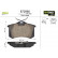 Brake Pad Set, disc brake 872960 Valeo, Thumbnail 2