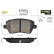 Brake Pad Set, disc brake 872973 Valeo, Thumbnail 2