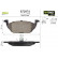 Brake Pad Set, disc brake 872974 Valeo, Thumbnail 2