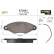 Brake Pad Set, disc brake 872981 Valeo, Thumbnail 2