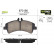 Brake Pad Set, disc brake 873190 Valeo, Thumbnail 2