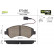 Brake Pad Set, disc brake 873466 Valeo, Thumbnail 2