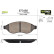 Brake Pad Set, disc brake 873468 Valeo, Thumbnail 2