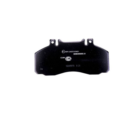 Brake pad set, disc brake 8DB 355 005-311 Hella, Image 2