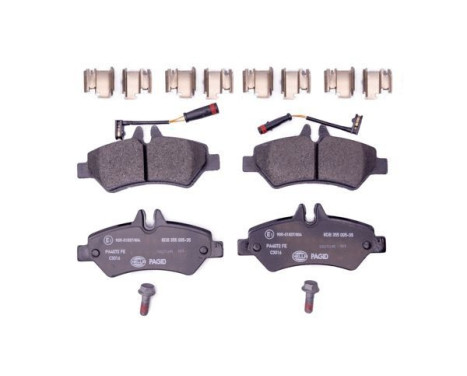 Brake Pad Set, disc brake 8DB 355 005-351 Hella Pagid GmbH, Image 2