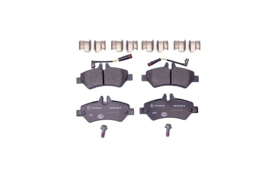 Brake Pad Set, disc brake 8DB 355 005-351 Hella