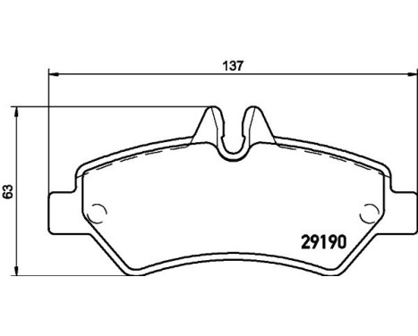 Brake Pad Set, disc brake 8DB 355 005-351 Hella, Image 4