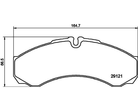 Brake Pad Set, disc brake 8DB 355 005-371 Hella, Image 4