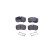 Brake Pad Set, disc brake 8DB 355 005-381 Hella