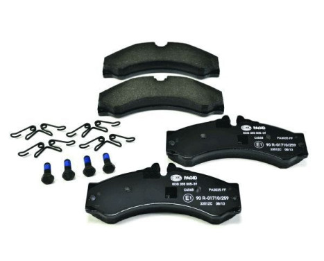 Brake Pad Set, disc brake 8DB 355 005-391 Hella Pagid GmbH, Image 2