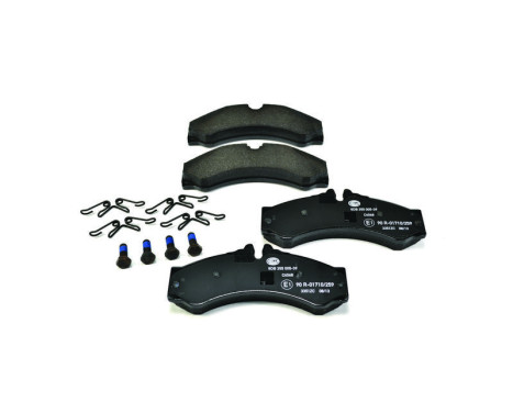 Brake Pad Set, disc brake 8DB 355 005-391 Hella