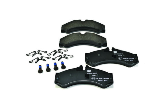Brake Pad Set, disc brake 8DB 355 005-391 Hella