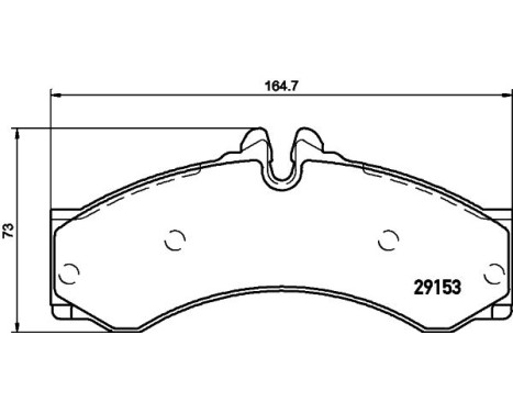 Brake Pad Set, disc brake 8DB 355 005-391 Hella, Image 4
