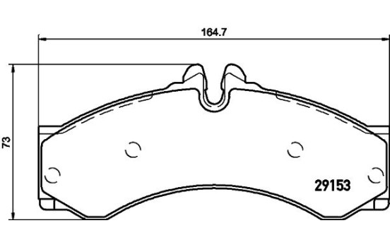 Brake Pad Set, disc brake 8DB 355 005-391 Hella, Image 4