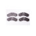 Brake Pad Set, disc brake 8DB 355 005-411 Hella