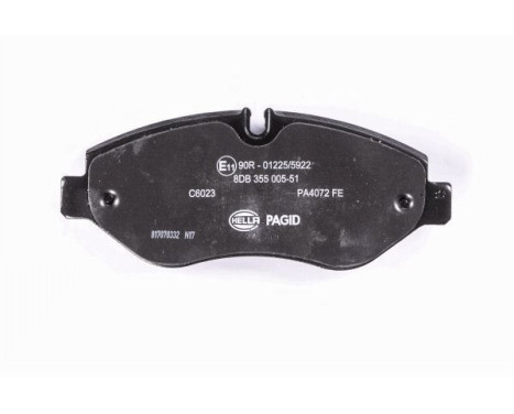 Brake Pad Set, disc brake 8DB 355 005-511 Hella Pagid GmbH, Image 3