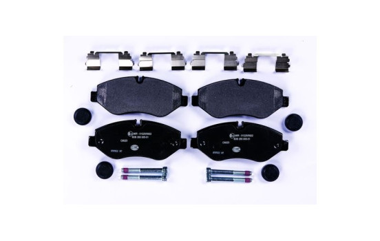 Brake Pad Set, disc brake 8DB 355 005-511 Hella