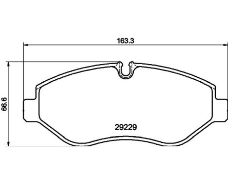 Brake Pad Set, disc brake 8DB 355 005-511 Hella, Image 4