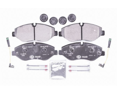 Brake Pad Set, disc brake 8DB 355 005-521 Hella Pagid GmbH, Image 2
