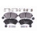Brake Pad Set, disc brake 8DB 355 005-531 Hella Pagid GmbH, Thumbnail 2