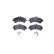 Brake Pad Set, disc brake 8DB 355 005-541 Hella