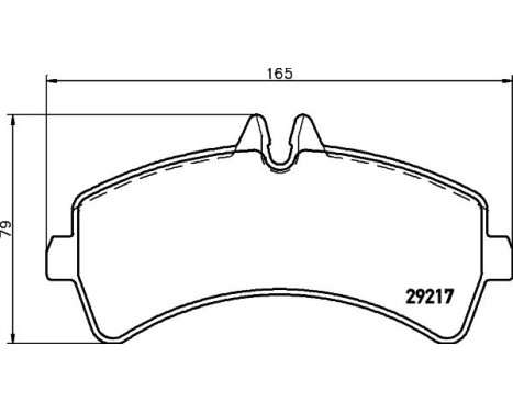 Brake Pad Set, disc brake 8DB 355 005-541 Hella, Image 4