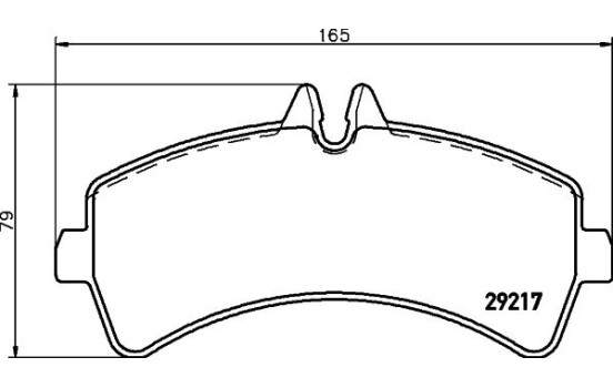 Brake Pad Set, disc brake 8DB 355 005-541 Hella, Image 4