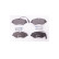 Brake Pad Set, disc brake 8DB 355 005-611 Hella