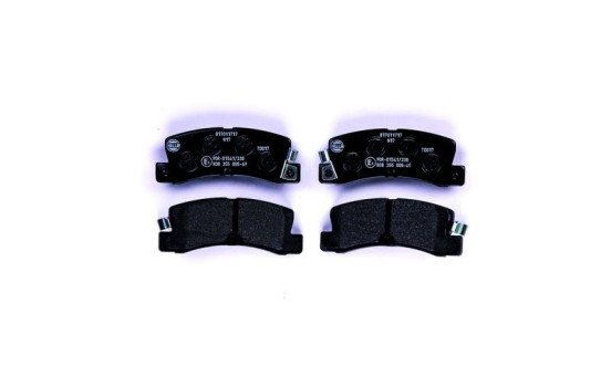 Brake Pad Set, disc brake 8DB 355 005-691 Hella