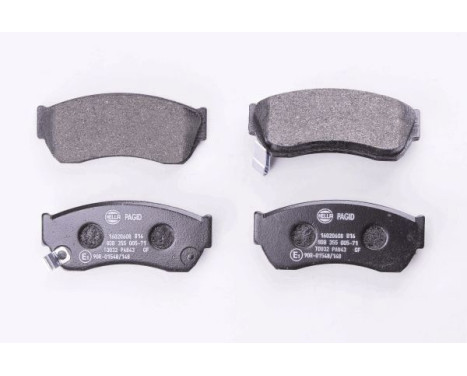 Brake Pad Set, disc brake 8DB 355 005-711 Hella Pagid GmbH, Image 2