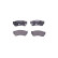 Brake Pad Set, disc brake 8DB 355 005-711 Hella