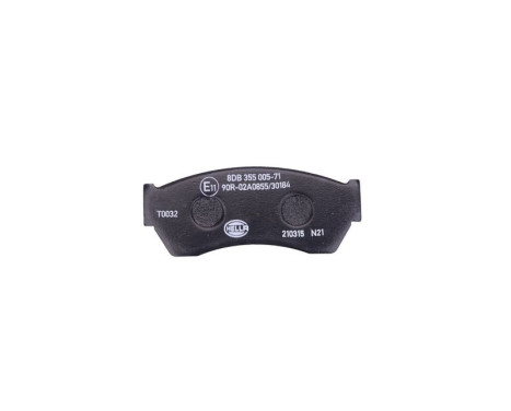 Brake Pad Set, disc brake 8DB 355 005-711 Hella, Image 2