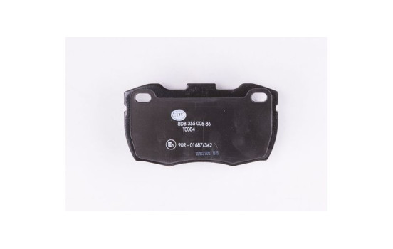 Brake Pad Set, disc brake 8DB 355 005-861 Hella, Image 2