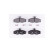 Brake Pad Set, disc brake 8DB 355 005-941 Hella