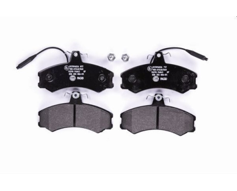 Brake Pad Set, disc brake 8DB 355 006-011 Hella