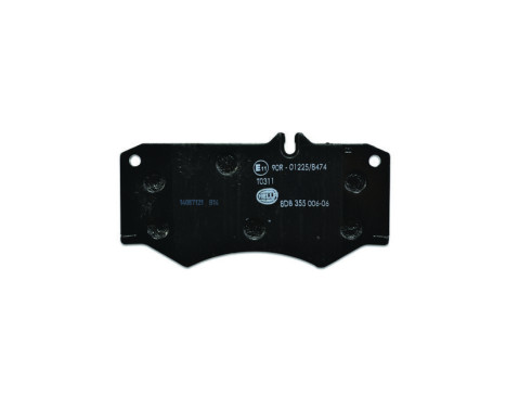 Brake Pad Set, disc brake 8DB 355 006-061 Hella, Image 2