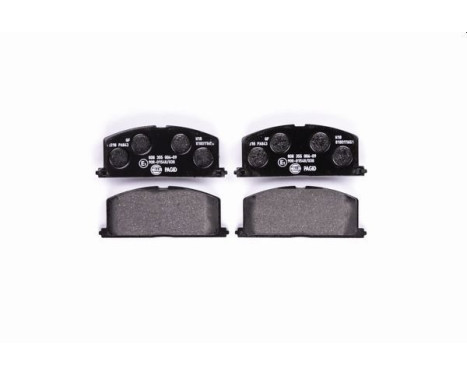 Brake Pad Set, disc brake 8DB 355 006-091 Hella Pagid GmbH, Image 2