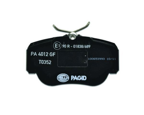 Brake Pad Set, disc brake 8DB 355 006-181 Hella Pagid GmbH, Image 3
