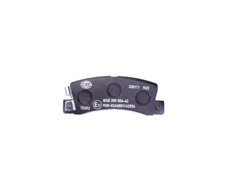 Brake Pad Set, disc brake 8DB 355 006-431 Hella, Image 2