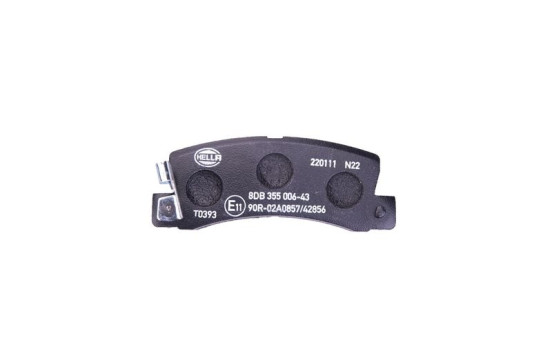 Brake Pad Set, disc brake 8DB 355 006-431 Hella, Image 2