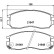 Brake Pad Set, disc brake 8DB 355 006-471 Hella, Thumbnail 4