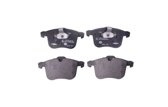Brake Pad Set, disc brake 8DB 355 006-561 Hella